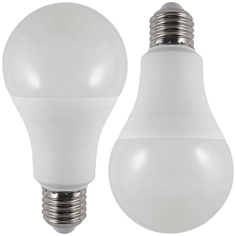 2 Pack of 15 Watt Large GLS LED E27 Edison Screw Light Bulb – Daylight ...