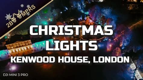 CHRISTMAS LIGHTS KENWOOD HOUSE HAMPSTEAD LONDON #djimini3pro