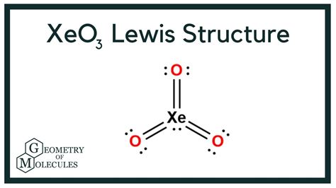 XeO3 Lewis Structure (Xenon Trioxide) - YouTube