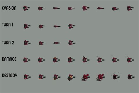 Free Spaceship Pixel Art Sprite Sheets - CraftPix.net