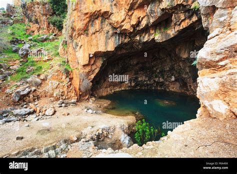 Caesarea Philippi, an ancient Roman city now uninhabited and an ...