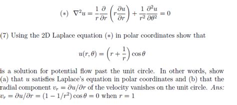 Solletico buio Gomma da cancellare laplace equation in polar ...