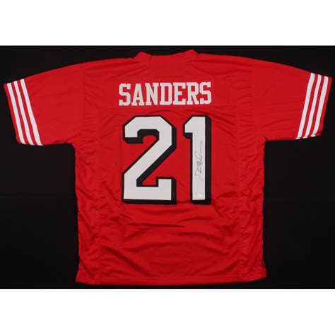 Deion Sanders Signed 49ers Jersey (JSA COA) | Pristine Auction