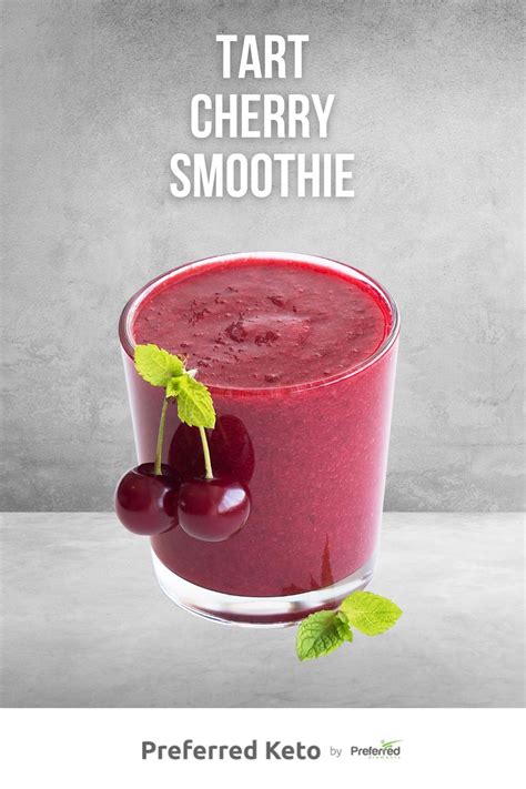 Tart cherry smoothie – Artofit