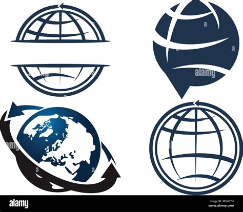 Globe Logo High Resolution Stock Photography and Images - Alamy