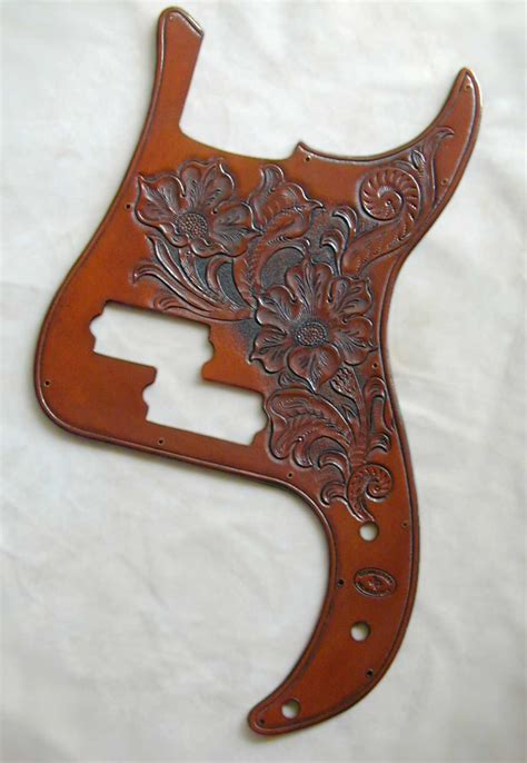 Just Outside of Dallas: CUSTOM LEATHER PICKGUARDS