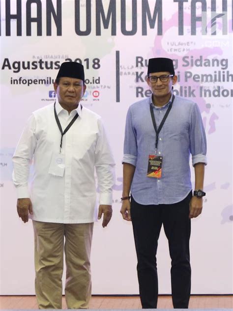 Prabowo Subianto dan Sandiaga Uno Tes Kesehatan Hari Ini - Pemilu ...