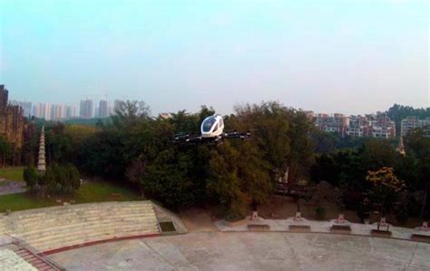 Ehang Passenger Drone Makes Successful Human Test Flights - SlashGear