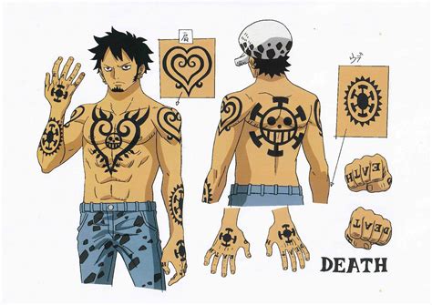 Trafalgar Law's tattoos - Wano Kuni - One Piece - Wano Kuni Edition ...