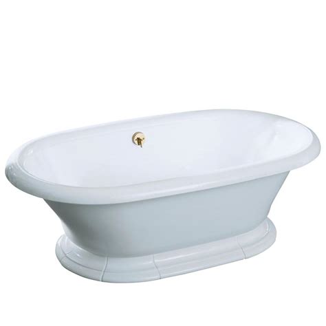 Freestanding Pedestal Tub 59 Vintage - Bathtub Designs