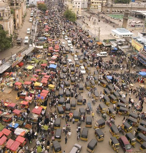 Traffic jam in Hyderabad, Telangana, India : UrbanHell