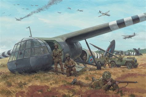 British Paratrooper & Horsa Glider Westfront Europe | Operation market ...