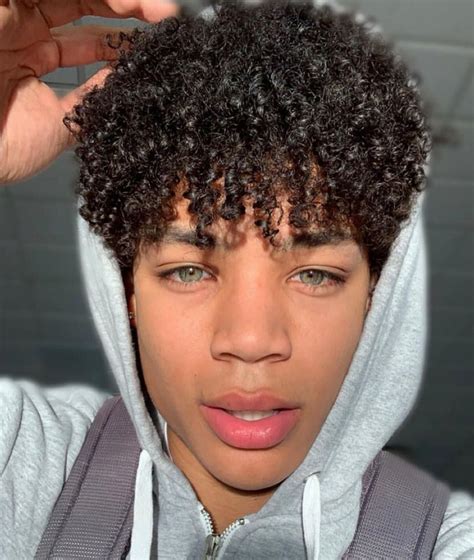 Forever |Nle Choppa| | Boys with curly hair, Curly hair men, Boy hairstyles