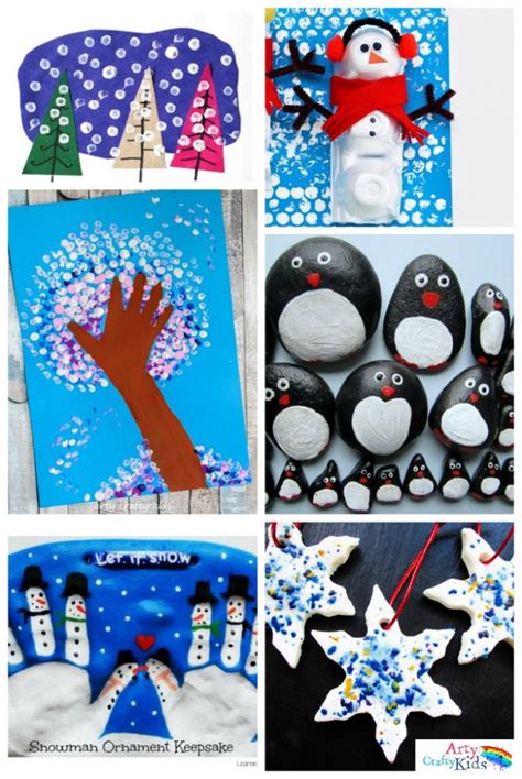 16 Easy Winter Crafts for Kids - Arty Crafty Kids