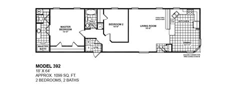 Single Wide Mobile Home Floor Plans 2 Bedroom - Flooring Ideas