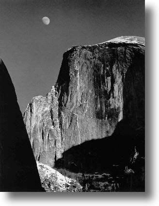 Ansel Adams, Moon and Half Dome, Yosemite National Park