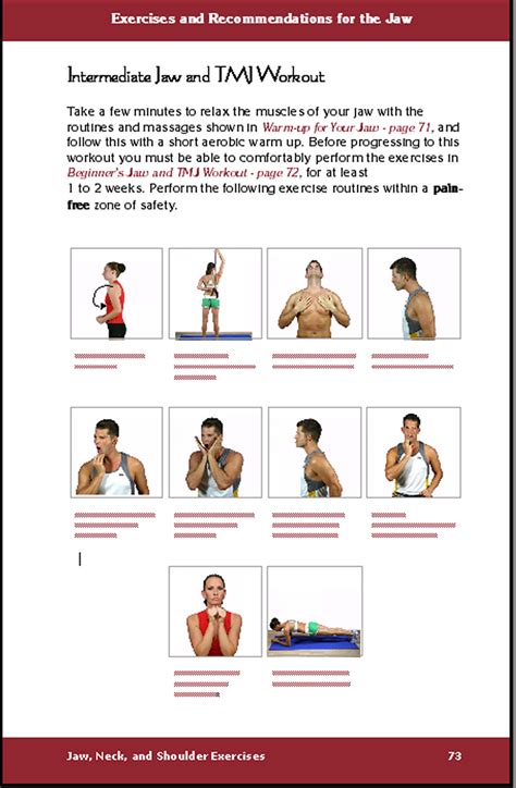 Intermediate Jaw Exercise Routine | Massage n MF release | Pinterest ...