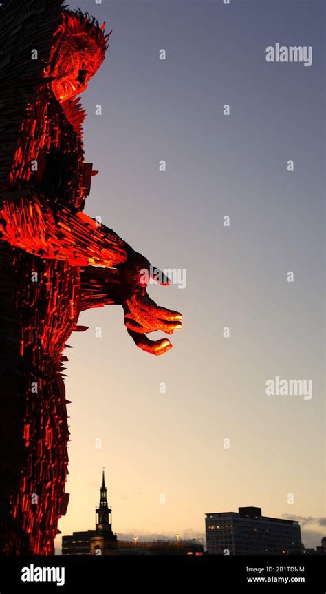 The Knife Angel Stock Photo - Alamy