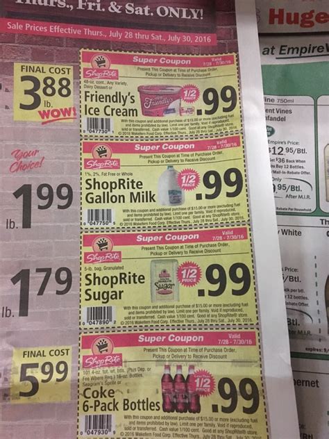 ShopRite Super Coupons in today’s TU - Shopportunist