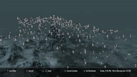 I discovered every location on the skyrim map (my first time!) : r/skyrim