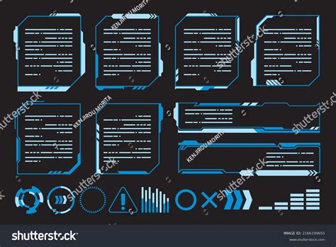 Vector Image Set Tv News Bar Stock Vector (Royalty Free) 2166199655 ...