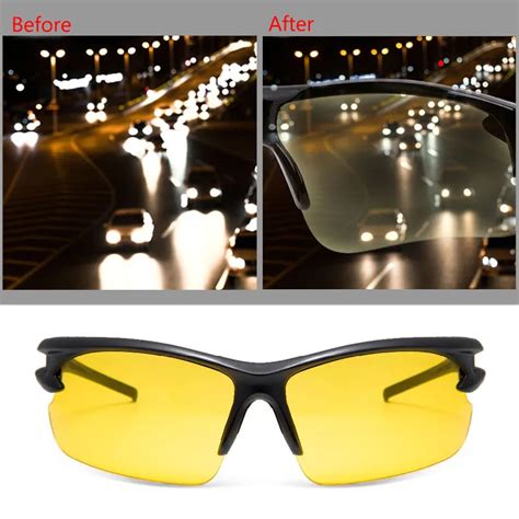 Night Vision Glasses Anti glare Driving Glasses Outdoor Drivers Night ...