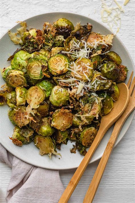 Parmesan Brussel Sprouts (Oven Roasted) | FeelGoodFoodie