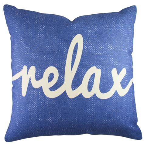 Relax Throw Pillow | Throw pillows, Cotton throw pillow, Pillows