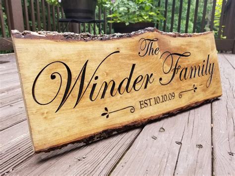 Personalized Wooden Wedding Signs