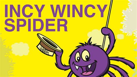 Incy Wincy Spider Nursery Rhyme With Lyrics - Cartoon Animation Rhymes ...