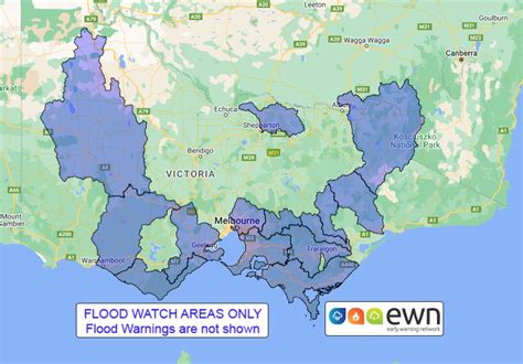 VIC Flood Watch: Northern and Parts of Southern Victoria - ewn.com.au Alert