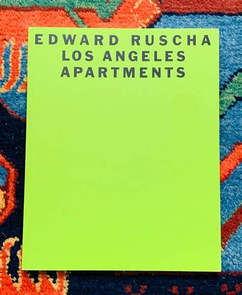 Edward Ruscha Los Angeles Apartments by Whitney Museum of American Art ...