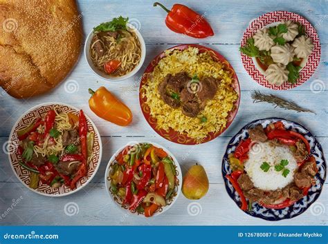 Uyghur cuisine stock image. Image of cuisine, food, fresh - 126780087