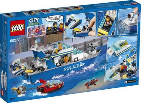 LEGO City Police Police Patrol Boat 60277 (276 pieces) | Toys R Us Canada