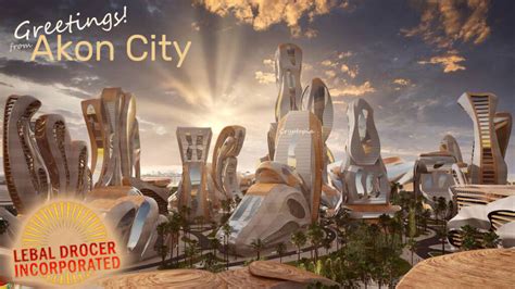 The world's first arcology goes live: Akon City skyline amazes Senegal ...