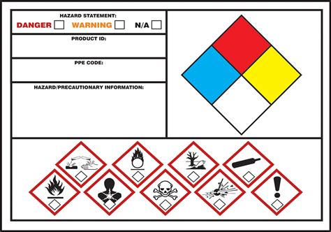 Printable Secondary Container Labels