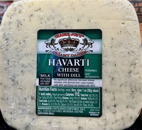 Learn About Trader Joe's Havarti Cheese With Dill - AnyCheese