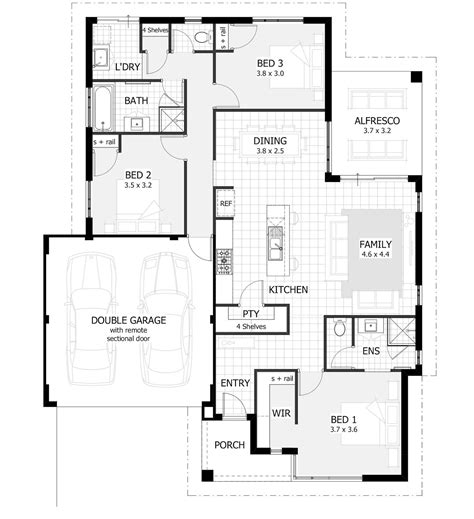 Exploring 3 Bedroom Single Story House Plans - House Plans