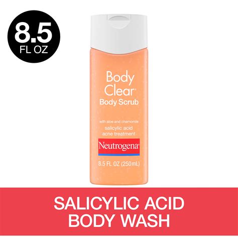 Neutrogena Body Clear Acne Body Scrub, 2% Salicylic | Ubuy Nepal