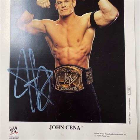 John Cena signed promo photo(s)