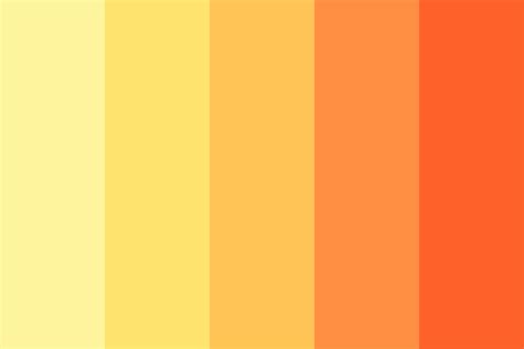 Watching The Sunset Color Palette | Color palette yellow, Yellow ...