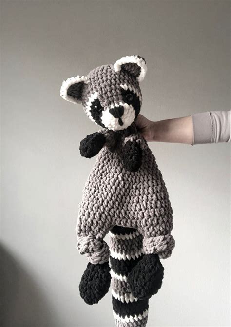 Extra Large Raccoon Snuggler Extra Large Raccoon Lovey - Etsy | Crochet ...