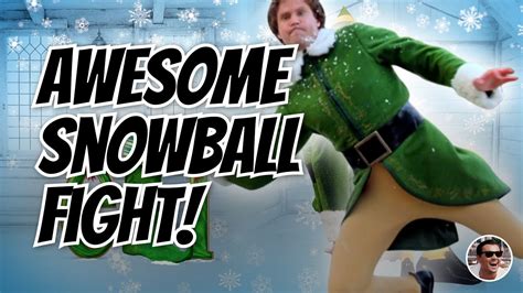 Elf Movie Clip - Snowball Fight - Buddy The Elf (2003) | Movie Moments ...