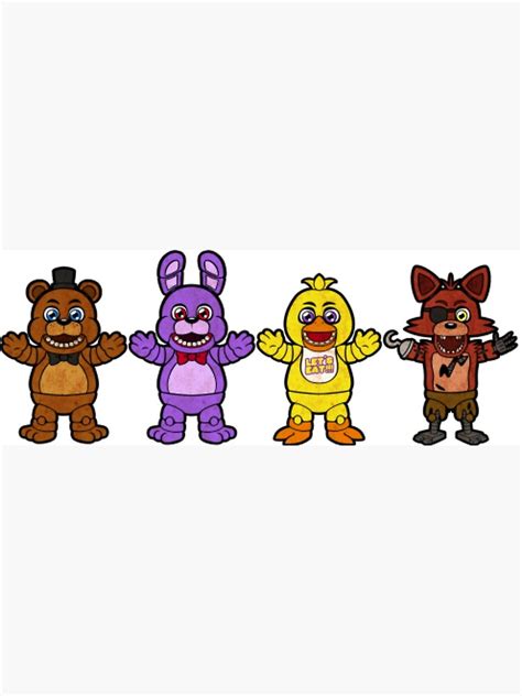 "Fnaf Chibi Five Nights at Freddy's " Poster by AldoEan | Redbubble