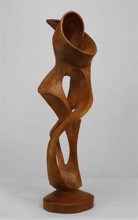 Contemporary Abstract Ambrosia Maple Sculpture For Sale at 1stdibs