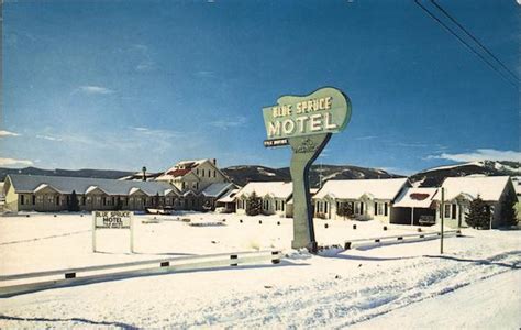 Blue Spruce Motel Granby, CO Postcard