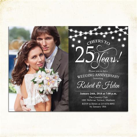 Sample Wedding Anniversary Invitation