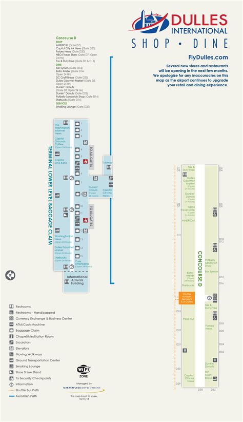 Dulles International Airport Terminal Map