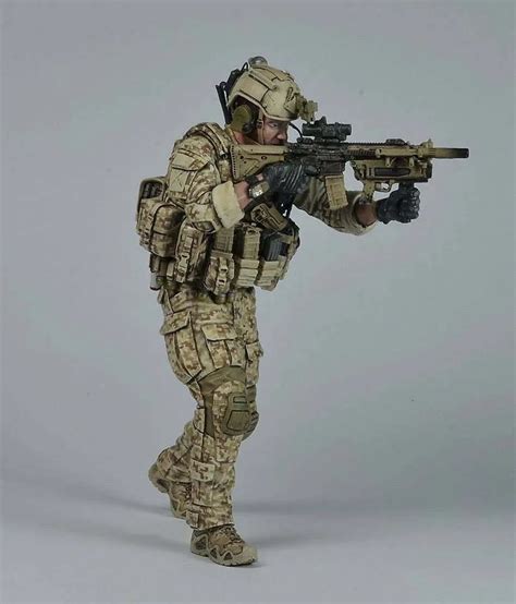 1/16 Unpainted Resin Figure Modern US Army Seals Force-in Model ...