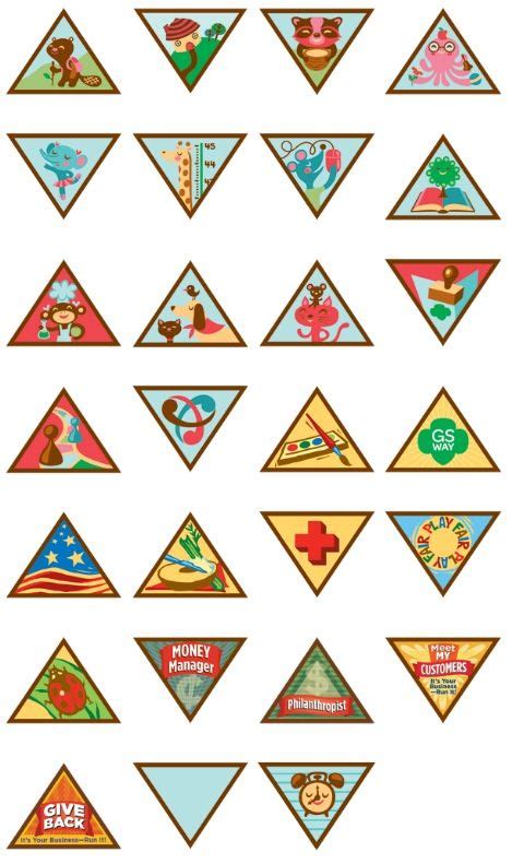 Brownie badge descriptions Girl Scout Brownie Badges, Brownie Girl ...